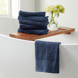 6 Piece Set Cotton Bath Towels - Kasper Collection-Bath Towels-Parc Decor