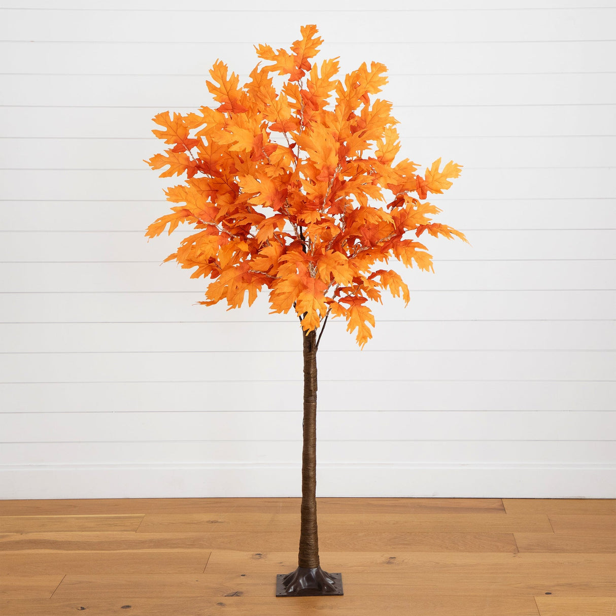 6’ Pre-Lit Autumn Maple Artificial Fall Tree with 300 Warm White LED Lights-Tree-Parc Decor