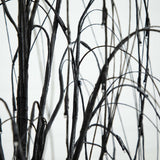 6’ Pre-Lit Halloween Black Willow Artificial Tree with 160 Orange & Purple LED Lights-Tree-Parc Decor