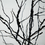 6’ Pre-Lit Halloween Deluxe Black Twig Artificial Tree with 156 Orange & Purple LED Lights-Tree-Parc Decor