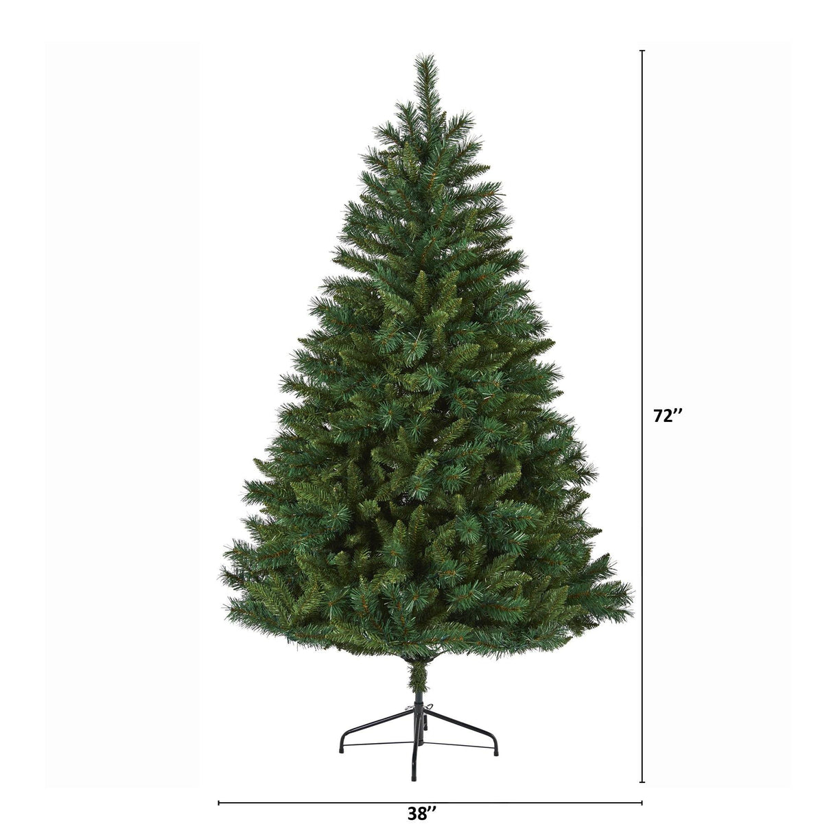 6' Rocky Mountain Mixed Pine Artificial Christmas Tree with 300 LED Lights-Christmas Tree-Parc Decor