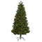 6' Rocky Mountain Spruce Artificial Christmas Tree with Pinecones and 250 Clear LED Lights-Christmas Tree-Parc Decor