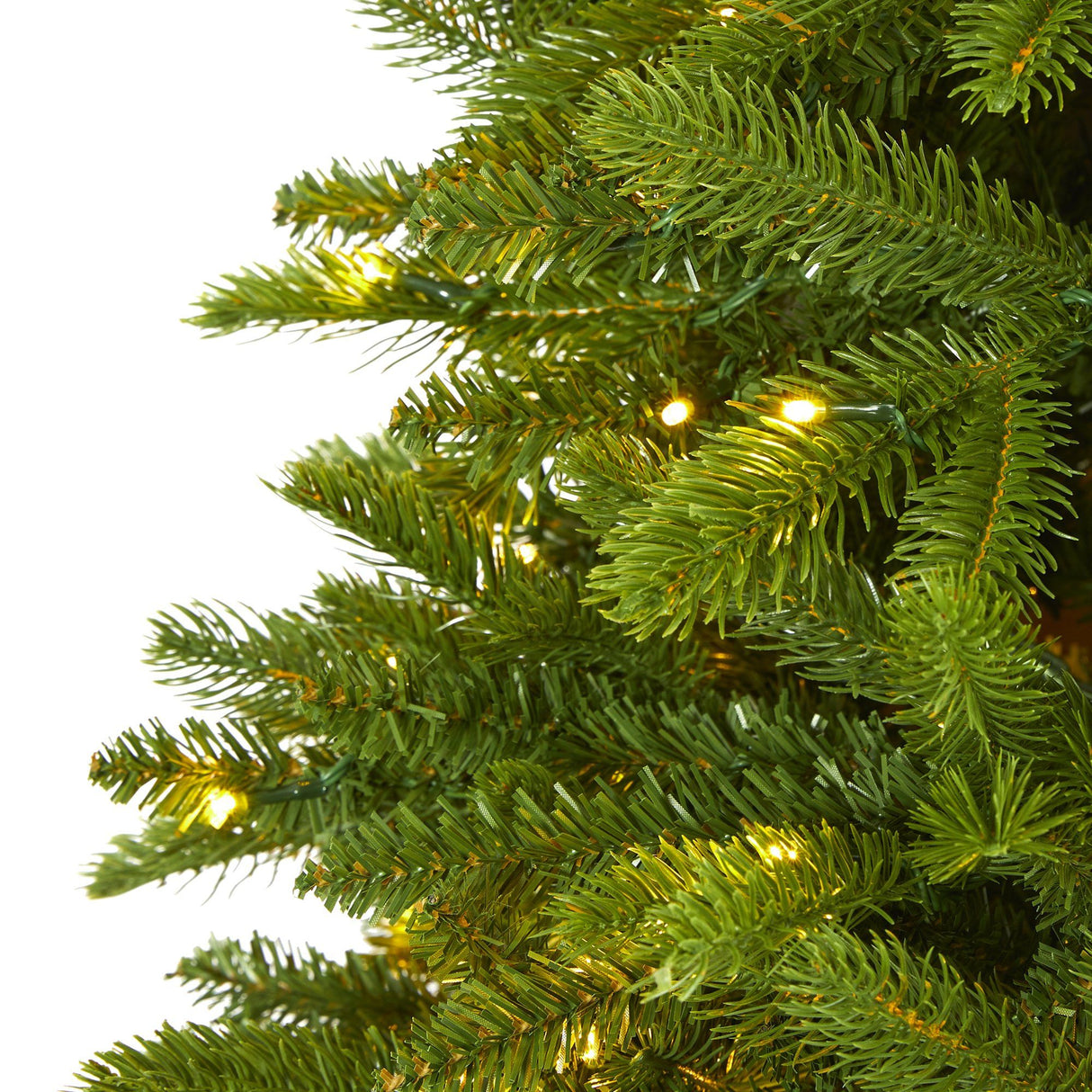6’ Sierra Spruce “Natural Look” Artificial Christmas Tree with 300 Clear LED Lights and 1357 Bendable Branches-Christmas Tree-Parc Decor