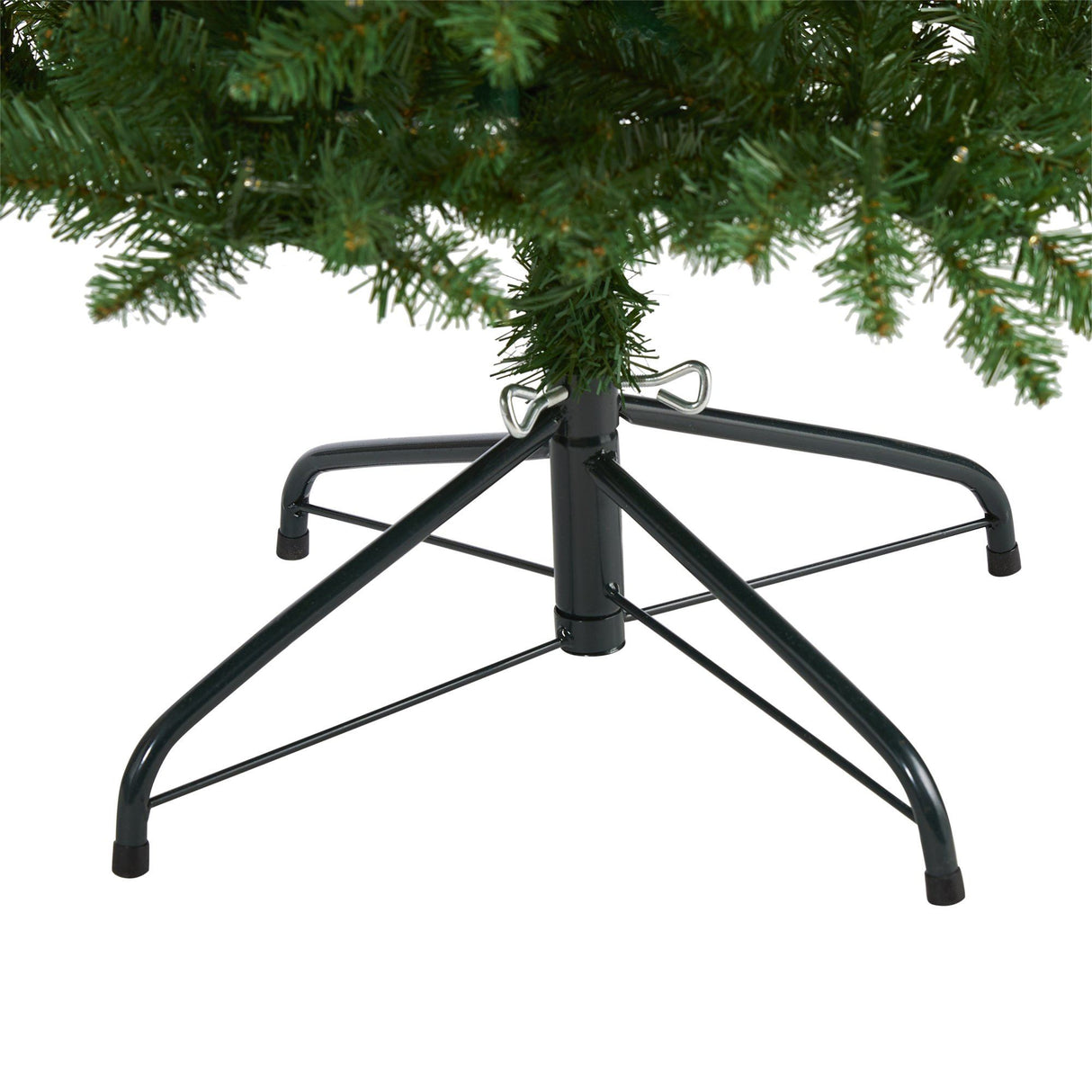 6’ Slim Green Mountain Pine Artificial Christmas Tree with 250 Clear LED Lights-Christmas Tree-Parc Decor