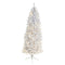 6’ Slim White Artificial Christmas Tree with 250 Warm White LED Lights and 743 Bendable Branches-Christmas Tree-Parc Decor