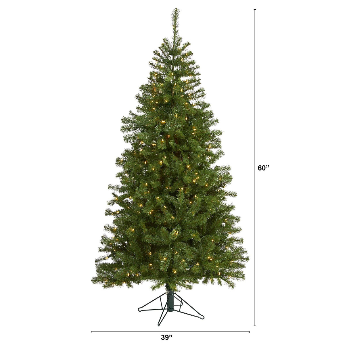6' Springfield Artificial Christmas Tree with 300 Warm Clear Lights and 596 Tips-Christmas Tree-Parc Decor