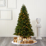 6' Sun Valley Fir Artificial Christmas Tree with 300 Clear LED Lights-Christmas Tree-Parc Decor