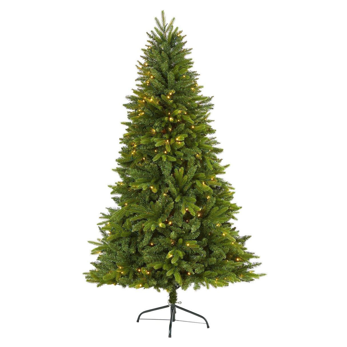 6' Sun Valley Fir Artificial Christmas Tree with 300 Clear LED Lights-Christmas Tree-Parc Decor