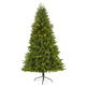 6' Sun Valley Fir Artificial Christmas Tree with 300 Clear LED Lights-Christmas Tree-Parc Decor