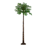 6’ UV Resistant Lighted Artificial Palm Tree with 206 Warm White LED Lights (Indoor/Outdoor)-Tree-Parc Decor