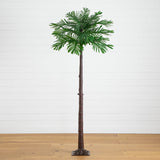 6’ UV Resistant Lighted Artificial Palm Tree with 206 Warm White LED Lights (Indoor/Outdoor)-Tree-Parc Decor