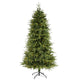 6’ Vancouver Fir “Natural Look” Artificial Christmas Tree with 350 Clear LED Lights and 1870 Bendable Branches-Christmas Tree-Parc Decor