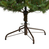 6’ Vancouver Mountain Pine Artificial Christmas Tree with 350 Clear Lights and 1332 Bendable Branches-Christmas Tree-Parc Decor