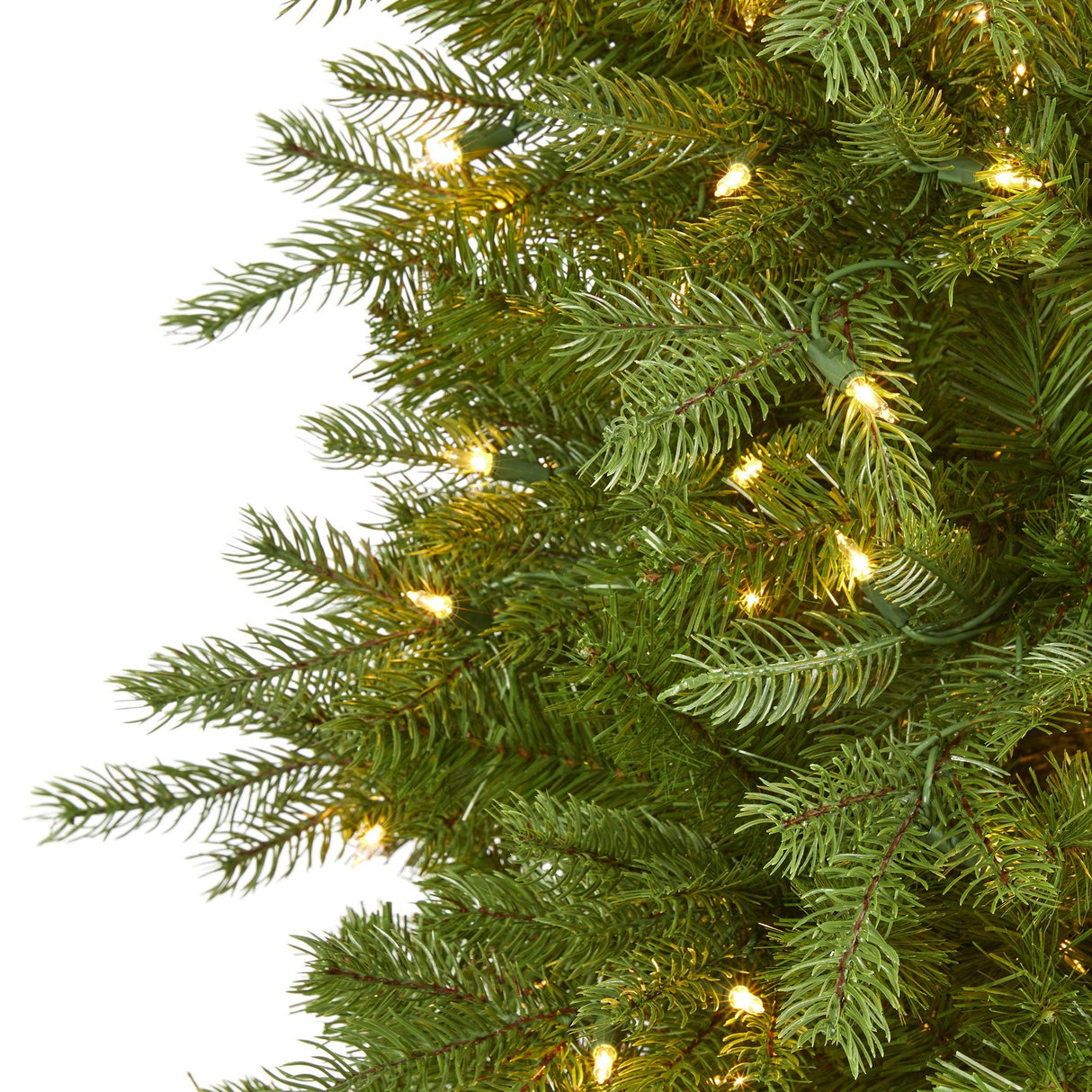 6' Vienna Fir Artificial Christmas Tree with 400 Warm White Lights and 843 Bendable Branches-Christmas Tree-Parc Decor