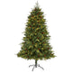 6’ Wellington Spruce “Natural Look” Artificial Christmas Tree with 300 Clear LED Lights and Pine Cones-Christmas Tree-Parc Decor