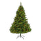 6’ West Virginia Full Bodied Mixed Pine Artificial Christmas Tree with 300 Clear LED Lights and Pine Cones-Christmas Tree-Parc Decor