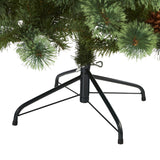 6’ White Mountain Pine Artificial Christmas Tree with 477 Bendable Branches-Christmas Tree-Parc Decor