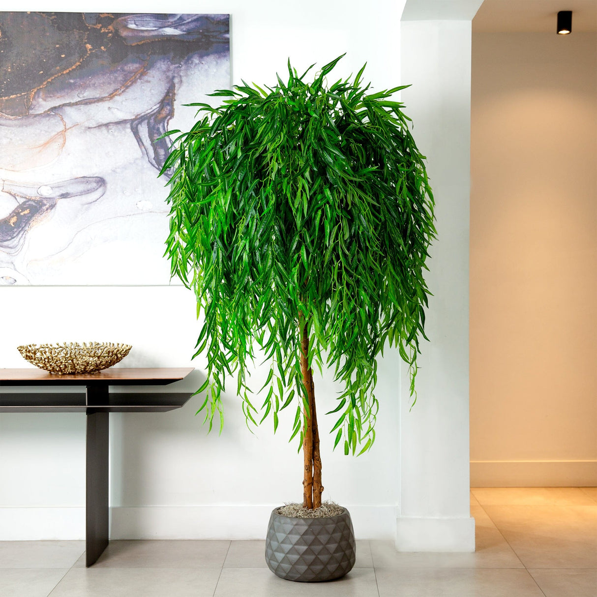 6’ Willow Artificial Tree (Real Touch)-Tree-Parc Decor