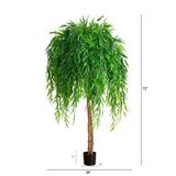 6’ Willow Artificial Tree (Real Touch)-Tree-Parc Decor
