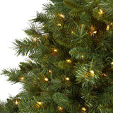 6’ Wyoming Mixed Pine Artificial Christmas Tree with 450 Clear Lights and 1090 Bendable Branches-Christmas Tree-Parc Decor