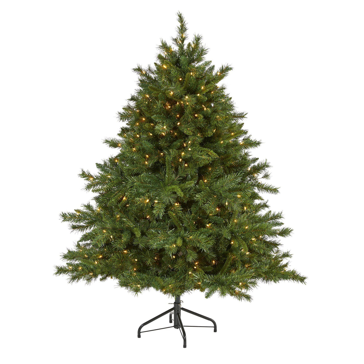 6’ Wyoming Mixed Pine Artificial Christmas Tree with 450 Clear Lights and 1090 Bendable Branches-Christmas Tree-Parc Decor