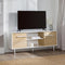60" 2-Door Modern Media Console-Entertainment-Parc Decor