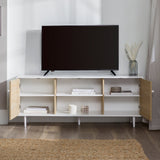 60" 2-Door Modern Media Console-Entertainment-Parc Decor