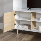 60" 2-Door Modern Media Console-Entertainment-Parc Decor