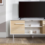 60" 2-Door Modern Media Console-Entertainment-Parc Decor