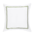 600 Thread Count Rope Embroidered Euro Sham Pairs