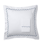 600 Thread Count Scallop Embroidered Euro Sham Pairs