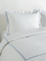 600 Thread Count Double Stripe Embroidered Duvet Set