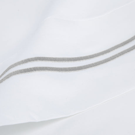 600 Thread Count Double Stripe Embroidered Pillowcases