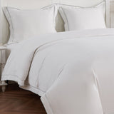 600 Thread Count Framed Sateen Embroidered Cotton Duvet Set-Duvet-Parc Decor