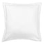 600 Thread Count Framed Sateen Embroidered Cotton Euro Sham Pair