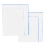 600 Thread Count Framed Sateen Embroidered Cotton Euro Sham Pair-Pillowcase-Parc Decor