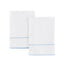 600 Thread Count Framed Sateen Embroidered Cotton Pillowcase Pair