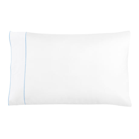 600 Thread Count Framed Sateen Embroidered Cotton Pillowcase Pair-Pillowcase-Parc Decor