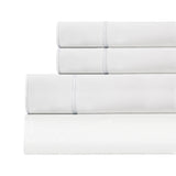 600 Thread Count Framed Sateen Embroidered Cotton Sheet Set