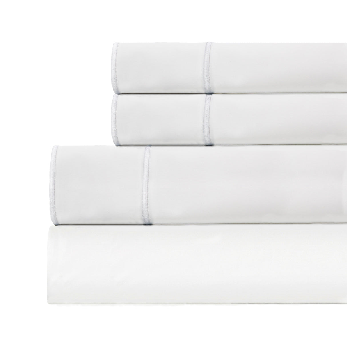 600 Thread Count Framed Sateen Embroidered Cotton Sheet Set-Sheets-Parc Decor