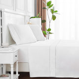 600 Thread Count Framed Sateen Embroidered Cotton Sheet Set-Sheets-Parc Decor