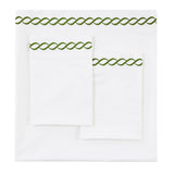 600 Thread Count Rope Embroidered Sheet Set