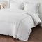 600 Thread Count Scallop Rope Embroidered Cotton Duvet Set-Duvet-Parc Decor