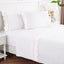 600 Thread Count Scallop Rope Embroidered Cotton Sheet Set