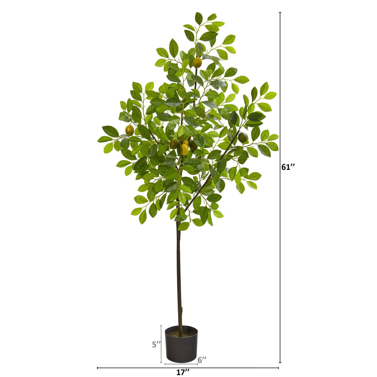 61” Lemon Artificial Tree-Parc Decor