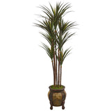 62” Giant Yucca Artificial Tree in Decorative Planter UV Resistant-Parc Decor
