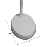 63"H Slim Design LED Bright Reader Natural Daylight Full Spectrum Floor Lamp Grey