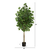 64” Ficus Artificial Tree UV Resistant (Indoor/Outdoor)-Parc Decor