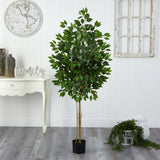 64” Ficus Artificial Tree UV Resistant (Indoor/Outdoor)-Parc Decor