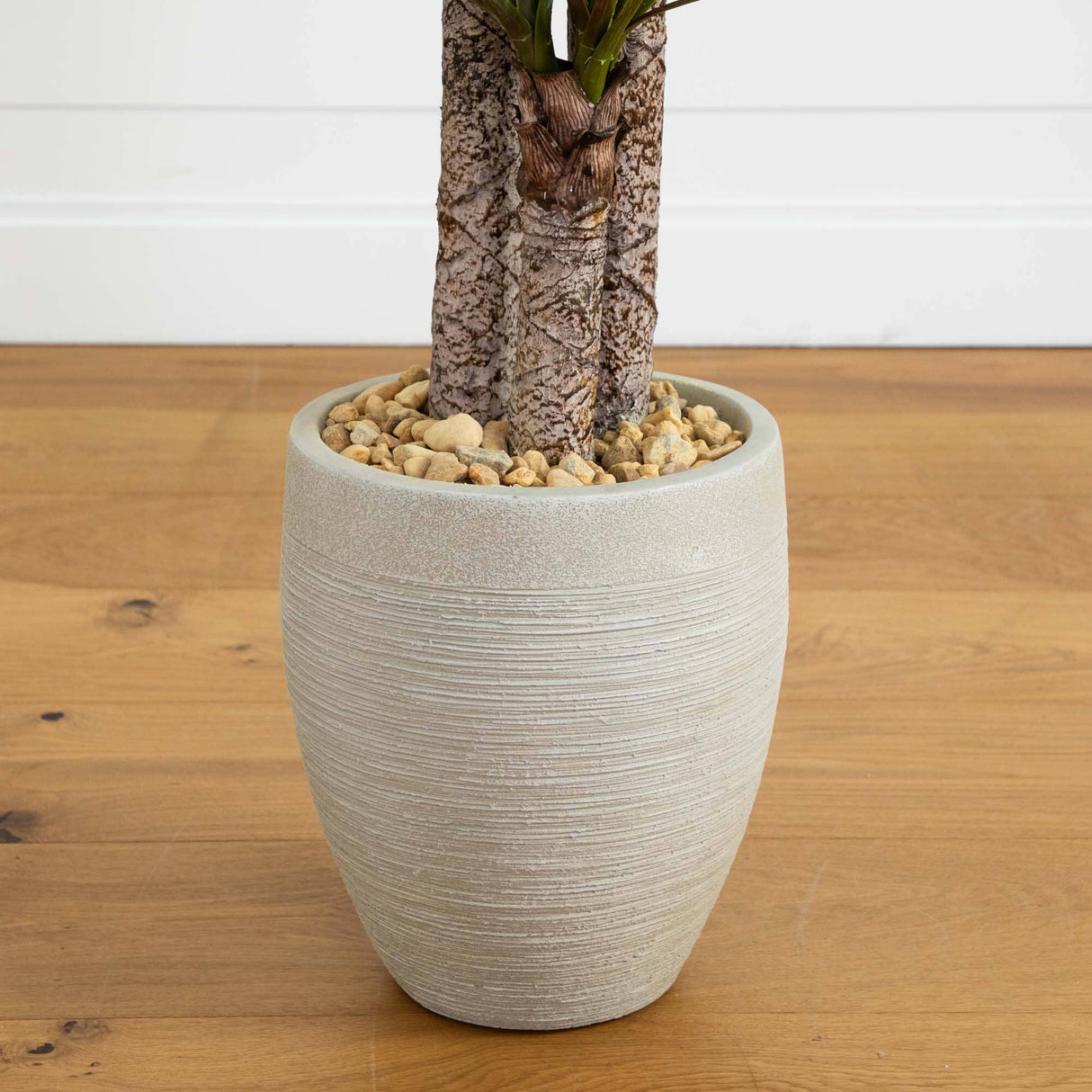 64” Yucca Artificial Tree in Sand Colored Planter-Parc Decor